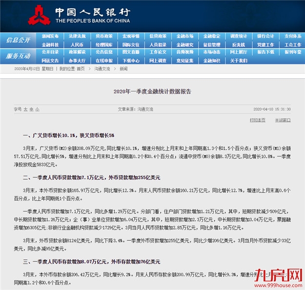 超预期!3月社融增量逾5万亿,M2重回双位数…透露楼市最新走向!——九房网 超预期!3月社融增量逾5万亿,M2重回双位数…透露楼市最新走向!——九房网