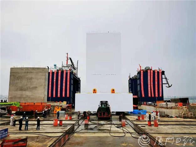 出场装船成功!厦门第二东通道工程,有最新进展——九房网 出场装船成功!厦门第二东通道工程,有最新进展——九房网