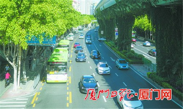 厦门火车站至厦门大桥纵向"公交专用道"下月启用——九房网