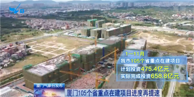 厦门105个省重点在建项目:1-11月投资完成率全省第一——九房网