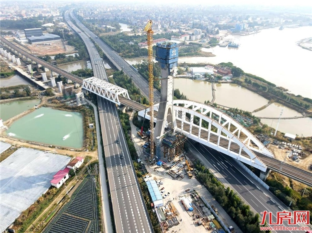 最新进度！预计2022年建成通车！新建福厦高铁木兰溪特大桥主塔塔柱浇筑完成——九房网