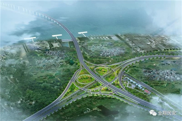 厦门翔安大桥滨海东大道互通!进入上部主体结构施工——九房网