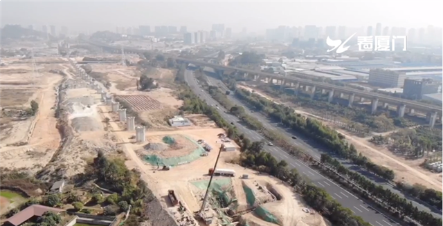 福厦高铁厦门段油气管道迁改完成，为桥墩施工提供条件——九房网
