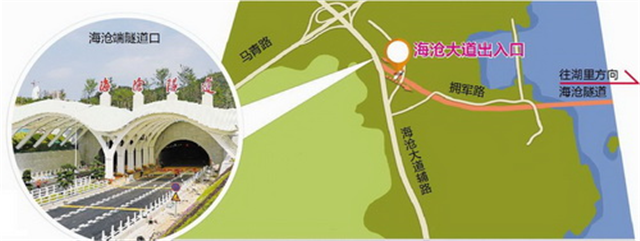 海沧隧道怎么走?示意图来了——九房网 海沧隧道怎么走?示意图来了——九房网
