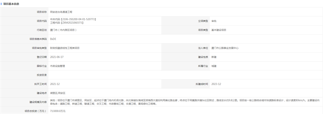 重磅！又一进出岛通道！同安直通岛内！总投71亿！拟12月开工！——九房网