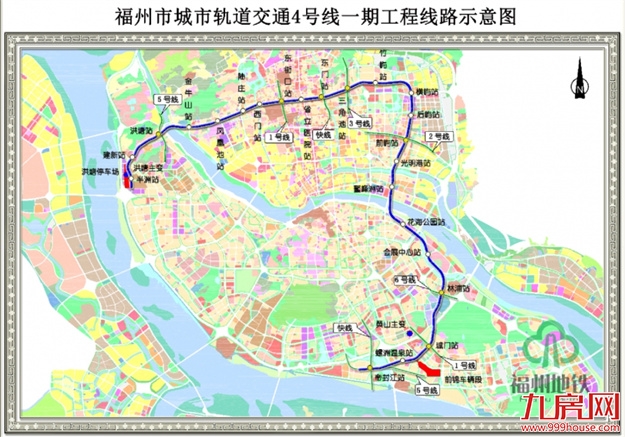 福州地铁4号线、5号线、6号线……最新进展来了！——九房网