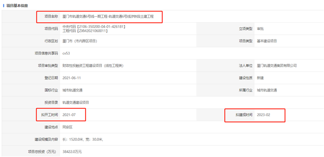 拟11月开工！地铁6号线又有大动作！同安人民有福了！——九房网