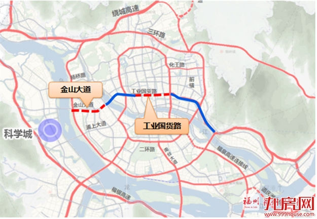 重磅！福州新增一条跨江通道！预计明年启动！——九房网