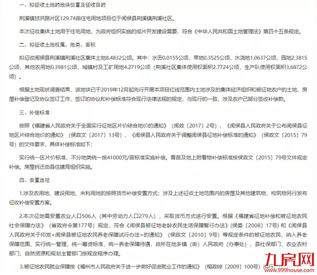 近2000亩!27个村!2022年福州征迁地图曝光!有你家吗?——九房网 近2000亩!27个村!2022年福州征迁地图曝光!有你家吗?——九房网