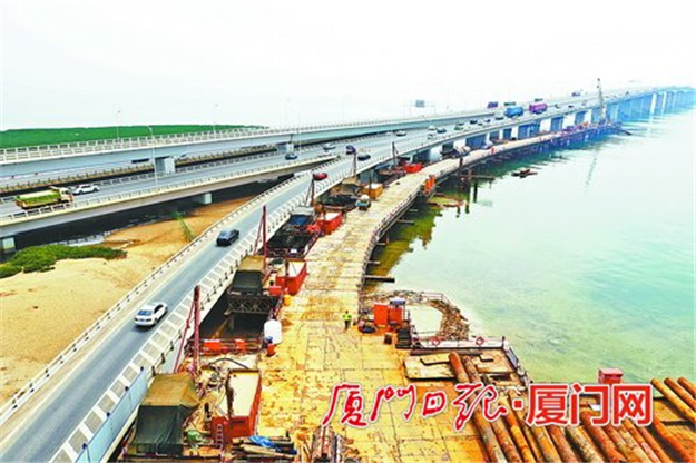 集美大桥桥头立交改造进入全线施工阶段！明珠小学明年2月竣工！——九房网