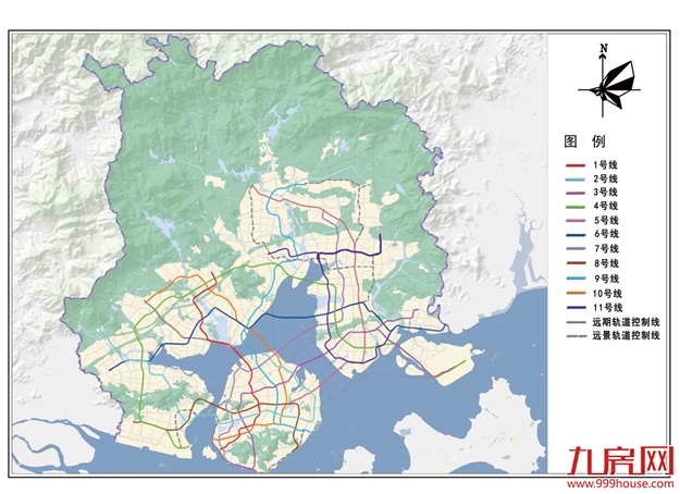 最新公示！ 厦门远期2035年规划12条地铁线路——九房网