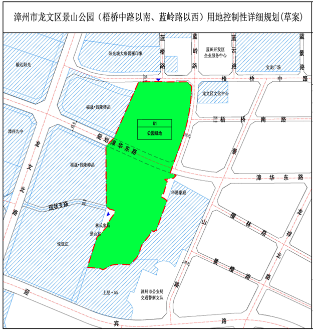 开建在即?龙文区景山公园设计总平图曝光!——九房网 开建在即?龙文区景山公园设计总平图曝光!——九房网
