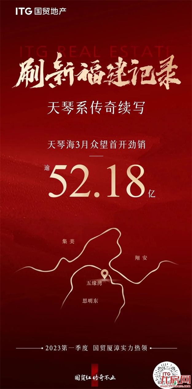 厦漳热绩沸燃,国贸红传奇不止!——九房网 厦漳热绩沸燃,国贸红传奇不止!——九房网